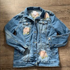 Lularoe Jaxon denim jacket XL